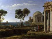 Claude Lorrain Landscape with Aeneas on Delos (mk17) china oil painting artist